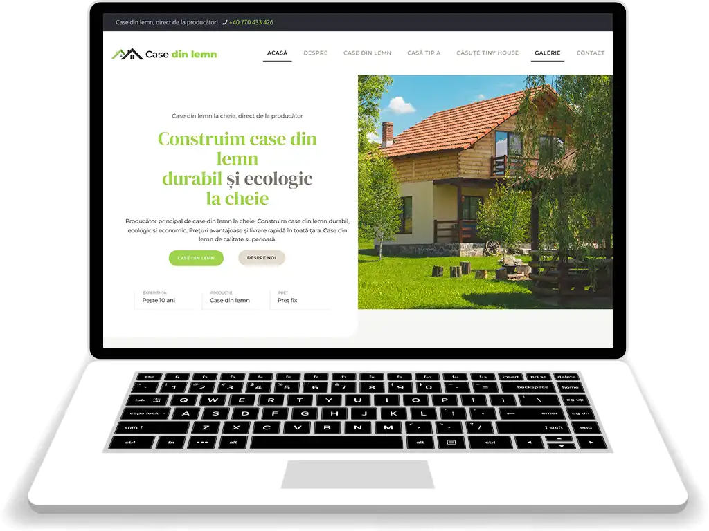 Case de Lemn - Site web