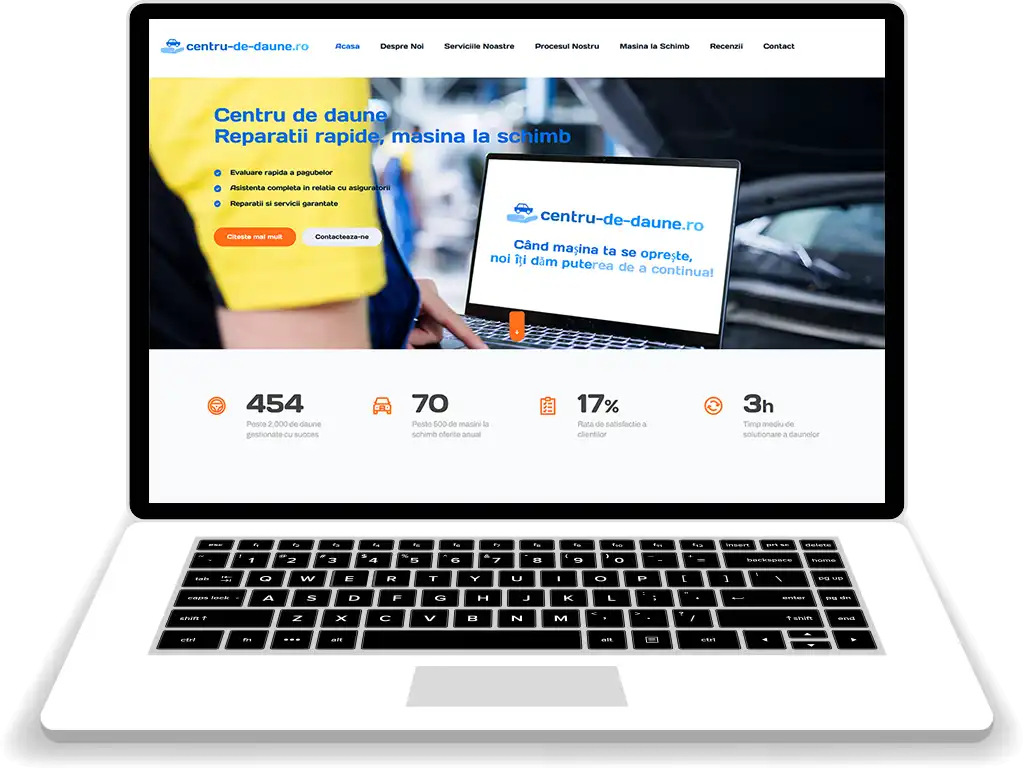 Centru de Daune - Site web