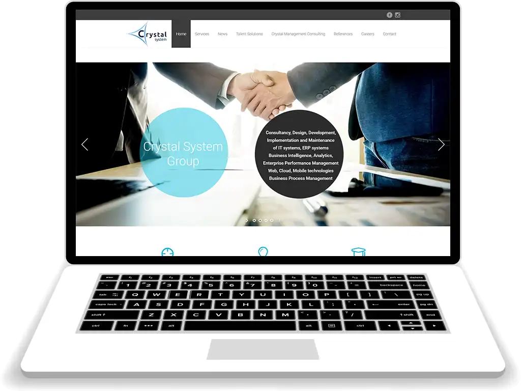 Crystal System - Site web