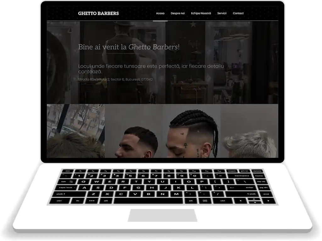 Ghetto Barbers - Site web