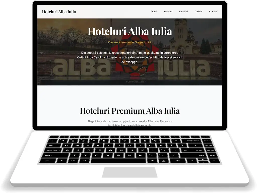 Hoteluri Alba Iulia - Site web
