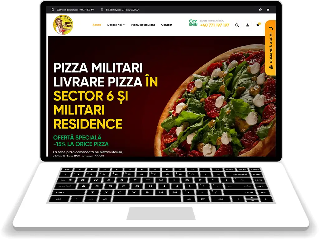 Pizza Militari - Site web