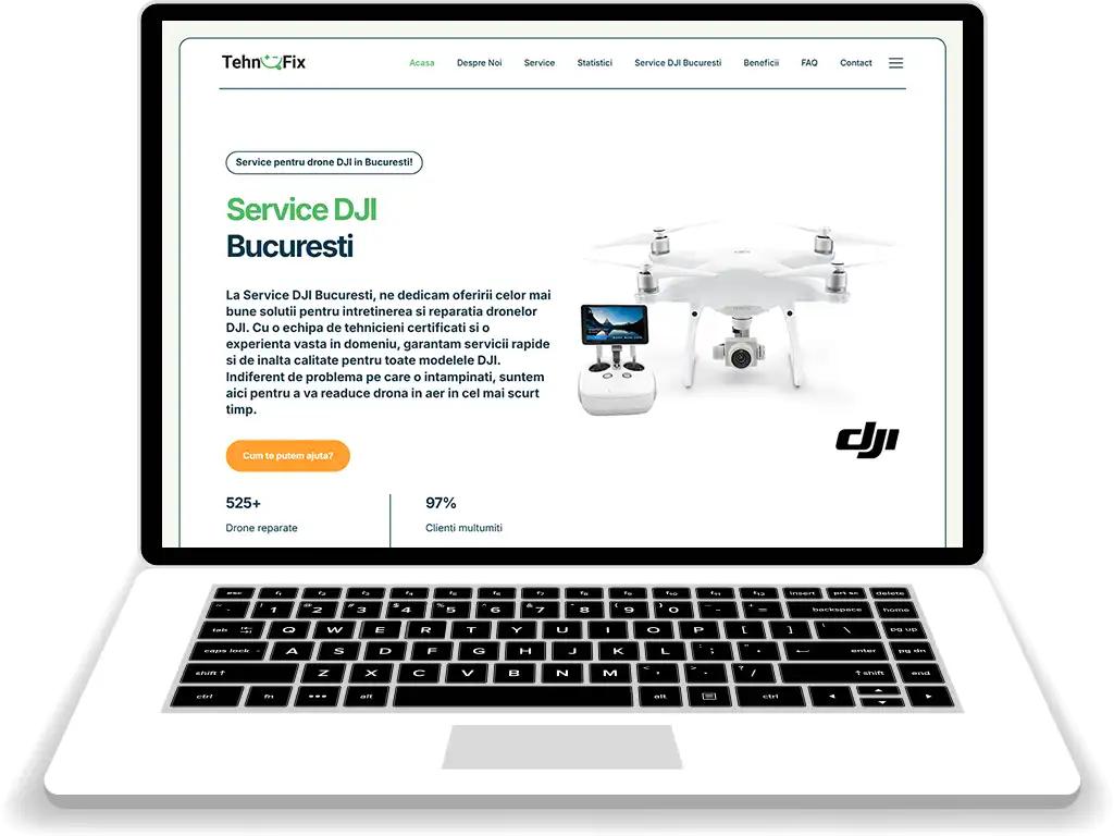 Service DJI - Site web