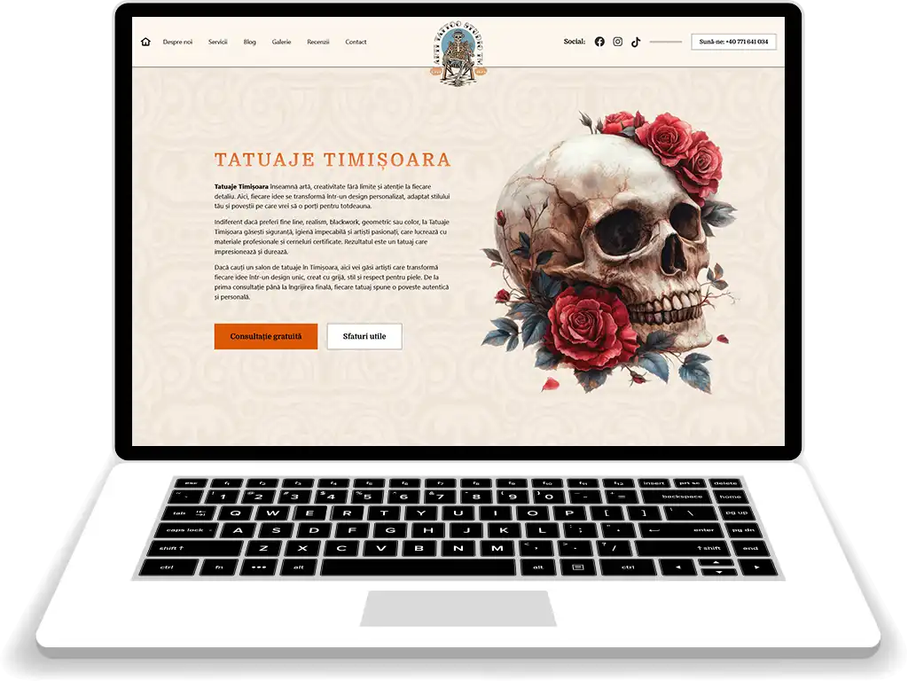 Tatuaje Timisoara - Site web